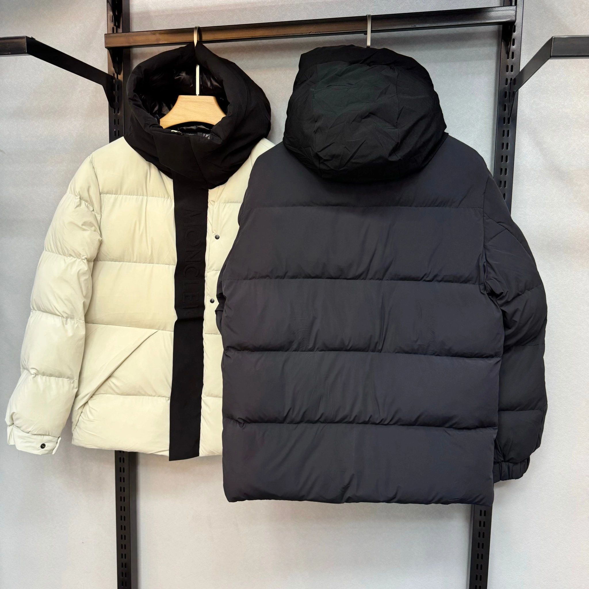 wg.luxury- 7o9385r Down jacket nylon white duck down 2colour item:E-F125H2254-2